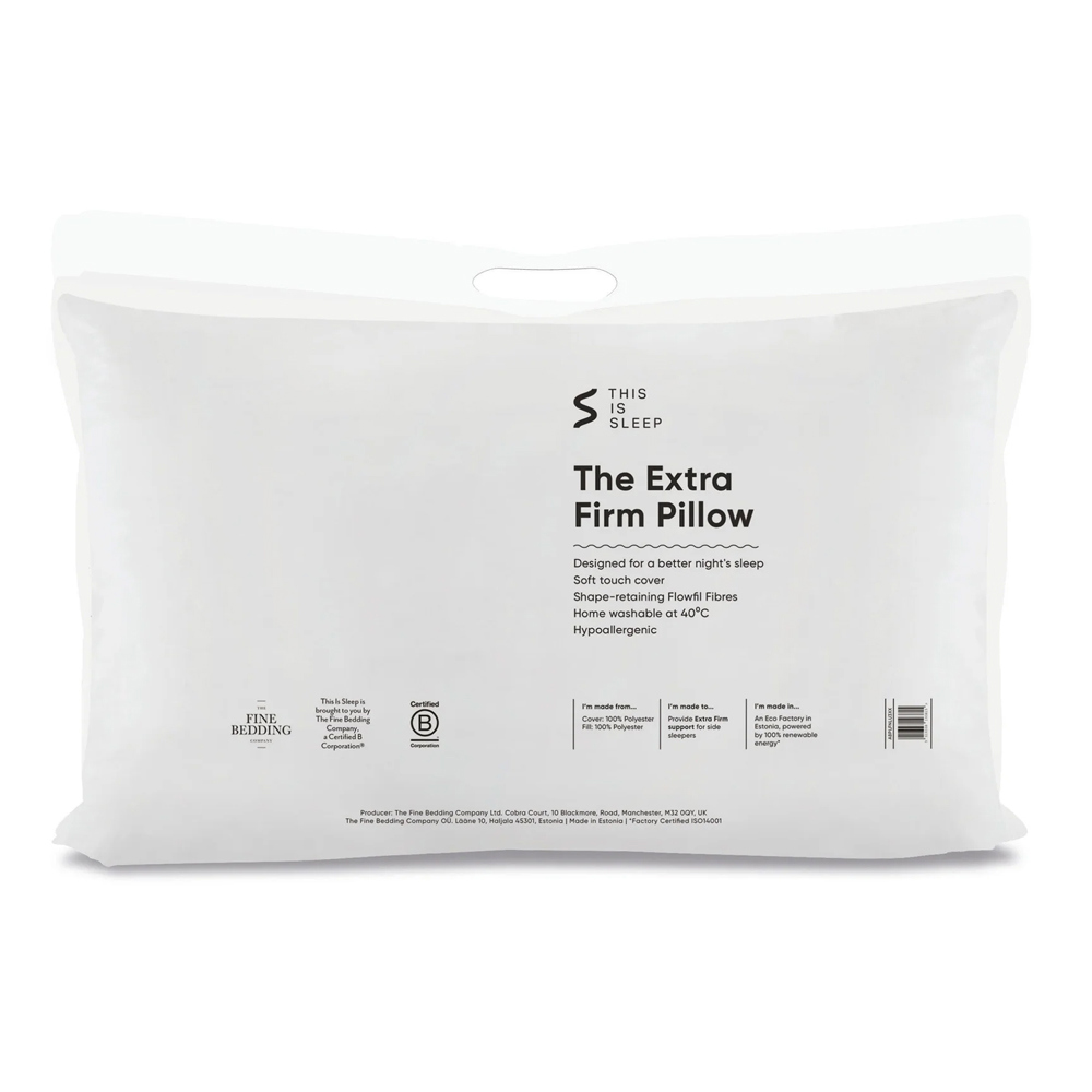 The Fine Bedding Company The Extra Firm Pillow